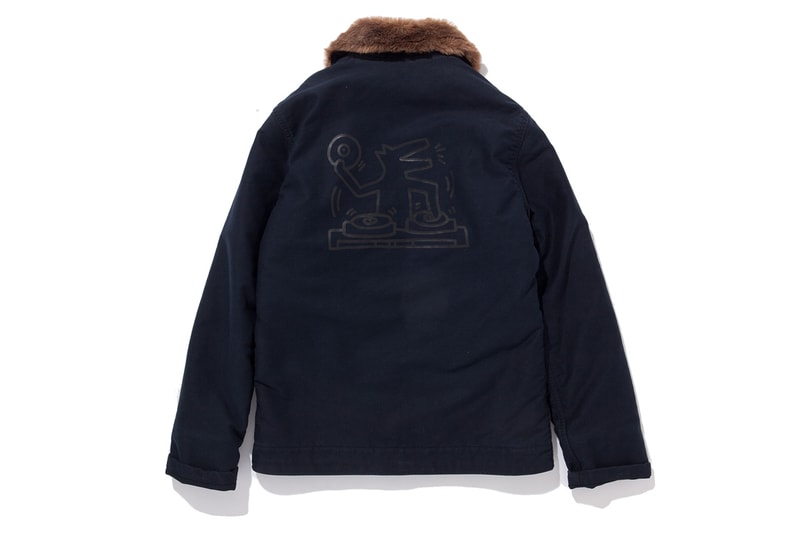 XLARGE x Keith Haring x Alpha Industries Leopard N-1 Deck 軍事夾克