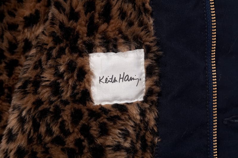 XLARGE x Keith Haring x Alpha Industries Leopard N-1 Deck 軍事夾克