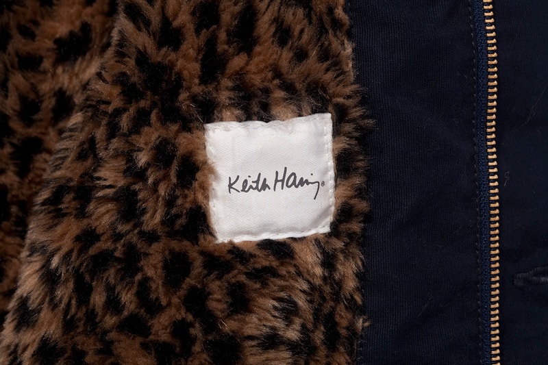XLARGE x Keith Haring x Alpha Industries Leopard N-1 Deck 軍事夾克