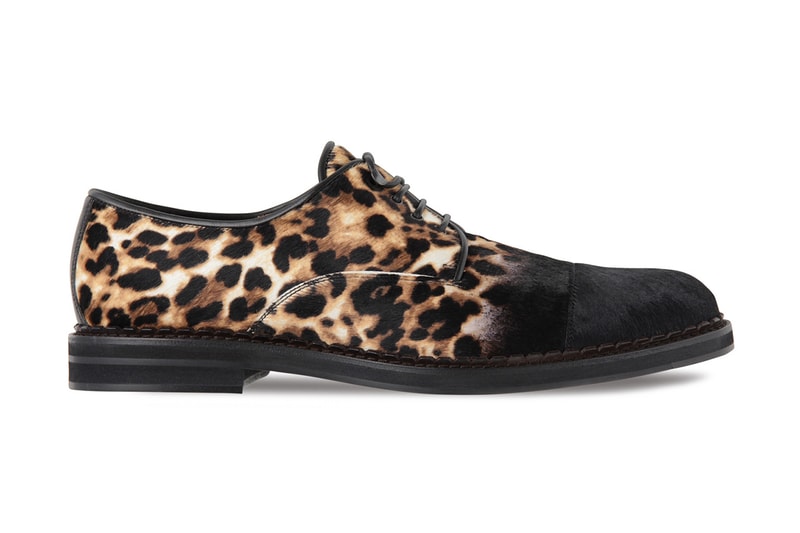 Jimmy Choo 豹紋馬毛系帶鞋