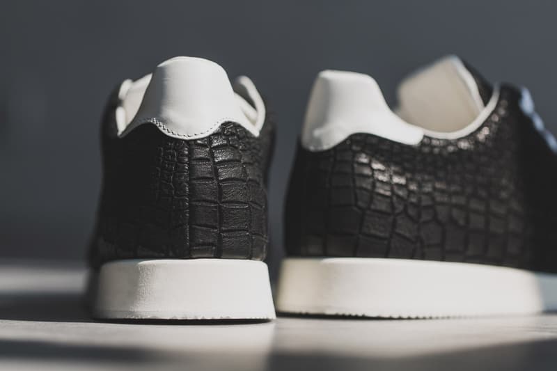 KRISVANASSCHE 2014 春夏 Black Crocodile Pattern Low Sneakers 球鞋