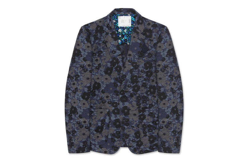 sacai 2014 春夏花卉圖案系列