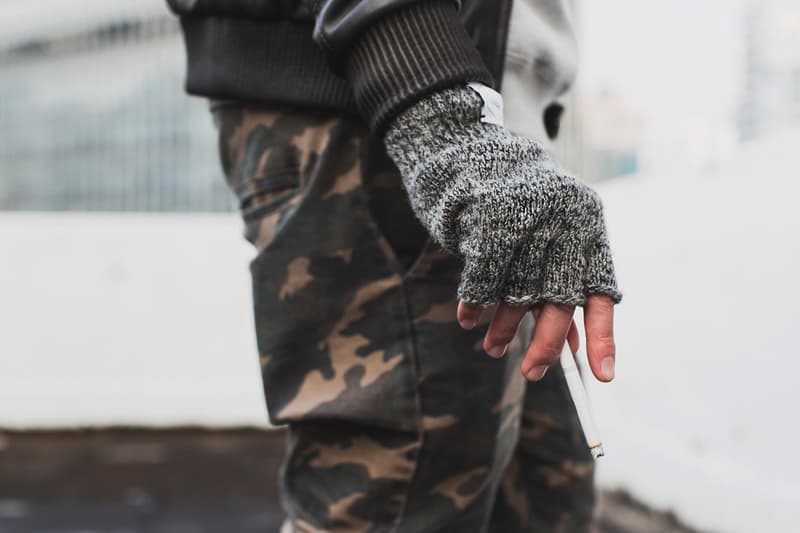 Upstate Stock 羊毛半指手套