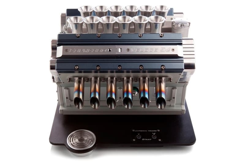 F1 賽車引擎造型 V12 Espresso 咖啡機