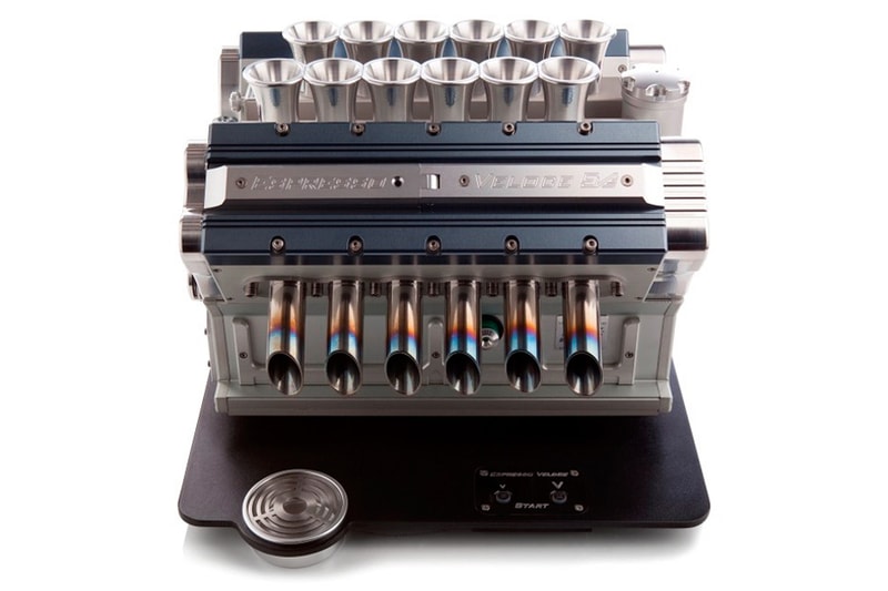 F1 賽車引擎造型 V12 Espresso 咖啡機