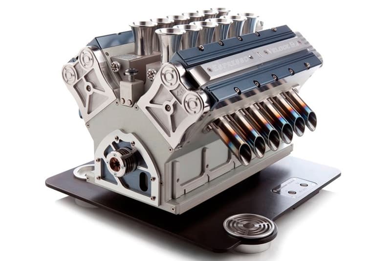 F1 賽車引擎造型 V12 Espresso 咖啡機