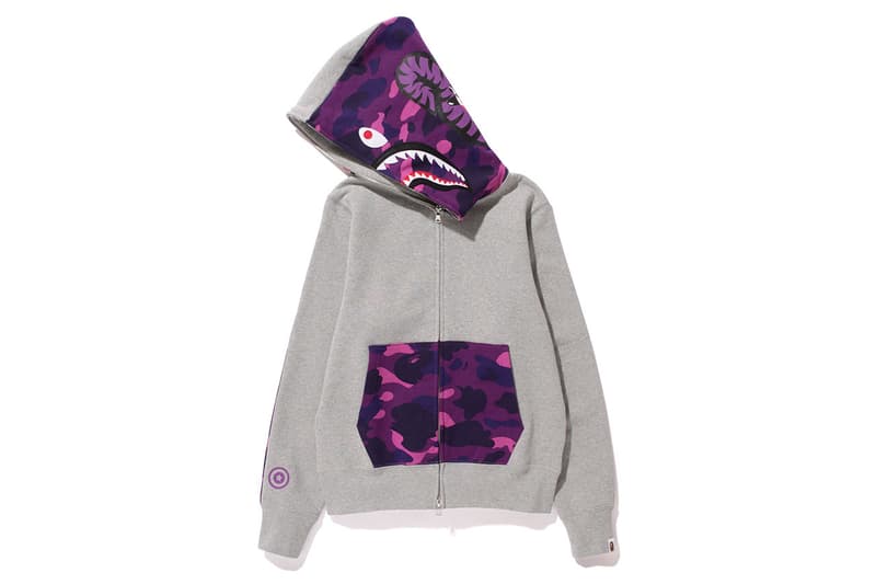A Bathing Ape NW20 鯊魚迷彩連帽衛衣系列