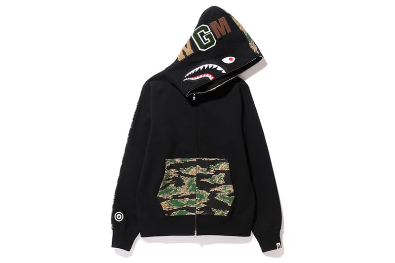 A Bathing Ape NW20 鯊魚迷彩連帽衛衣系列