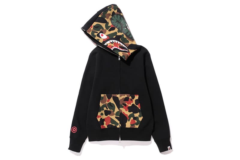A Bathing Ape NW20 鯊魚迷彩連帽衛衣系列