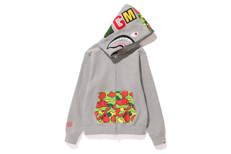 A Bathing Ape NW20 鯊魚迷彩連帽衛衣系列