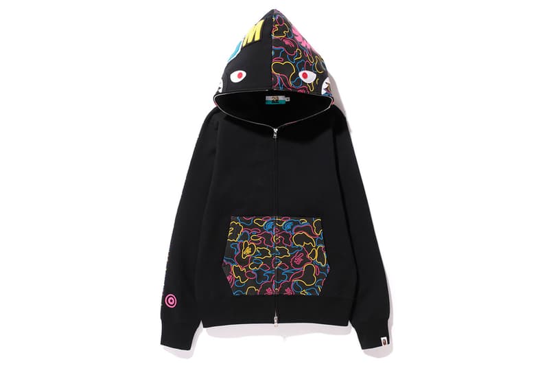 A Bathing Ape NW20 鯊魚迷彩連帽衛衣系列