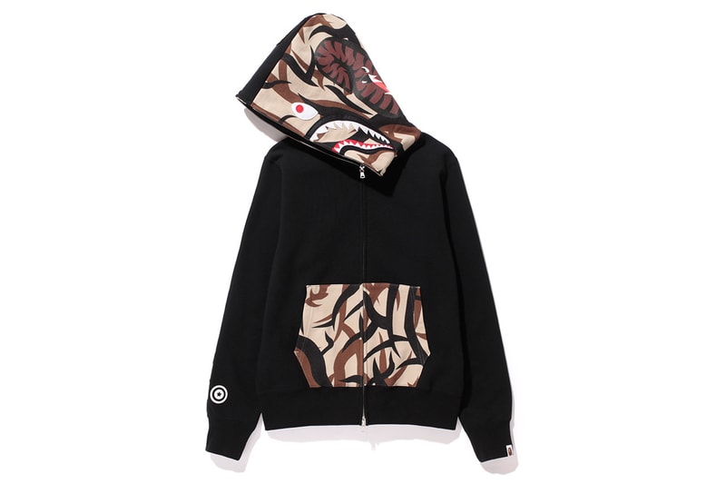 A Bathing Ape NW20 鯊魚迷彩連帽衛衣系列