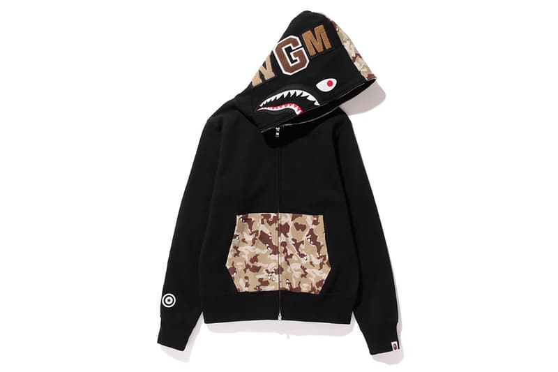 A Bathing Ape NW20 鯊魚迷彩連帽衛衣系列