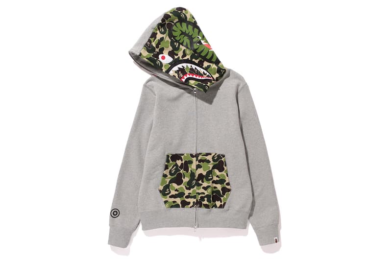 A Bathing Ape NW20 鯊魚迷彩連帽衛衣系列