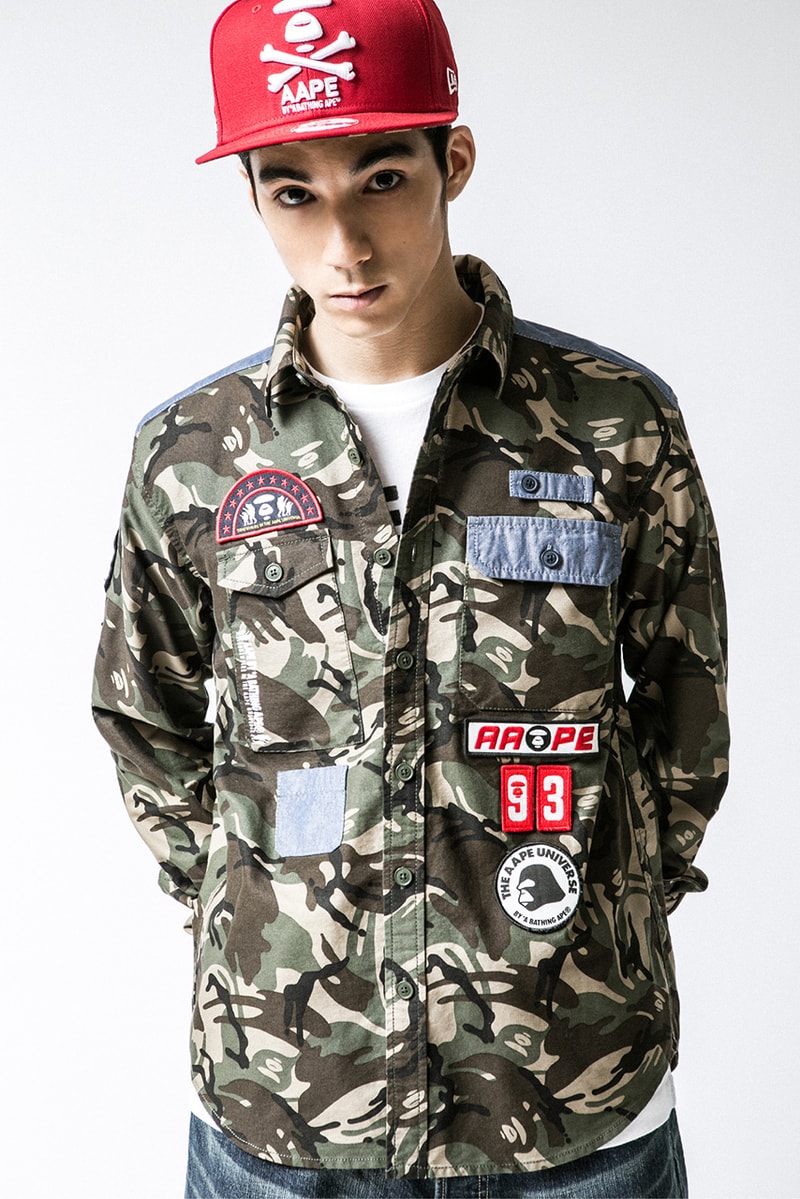 AAPE by A Bathing Ape 2014 春夏造型搭配 Lookbook