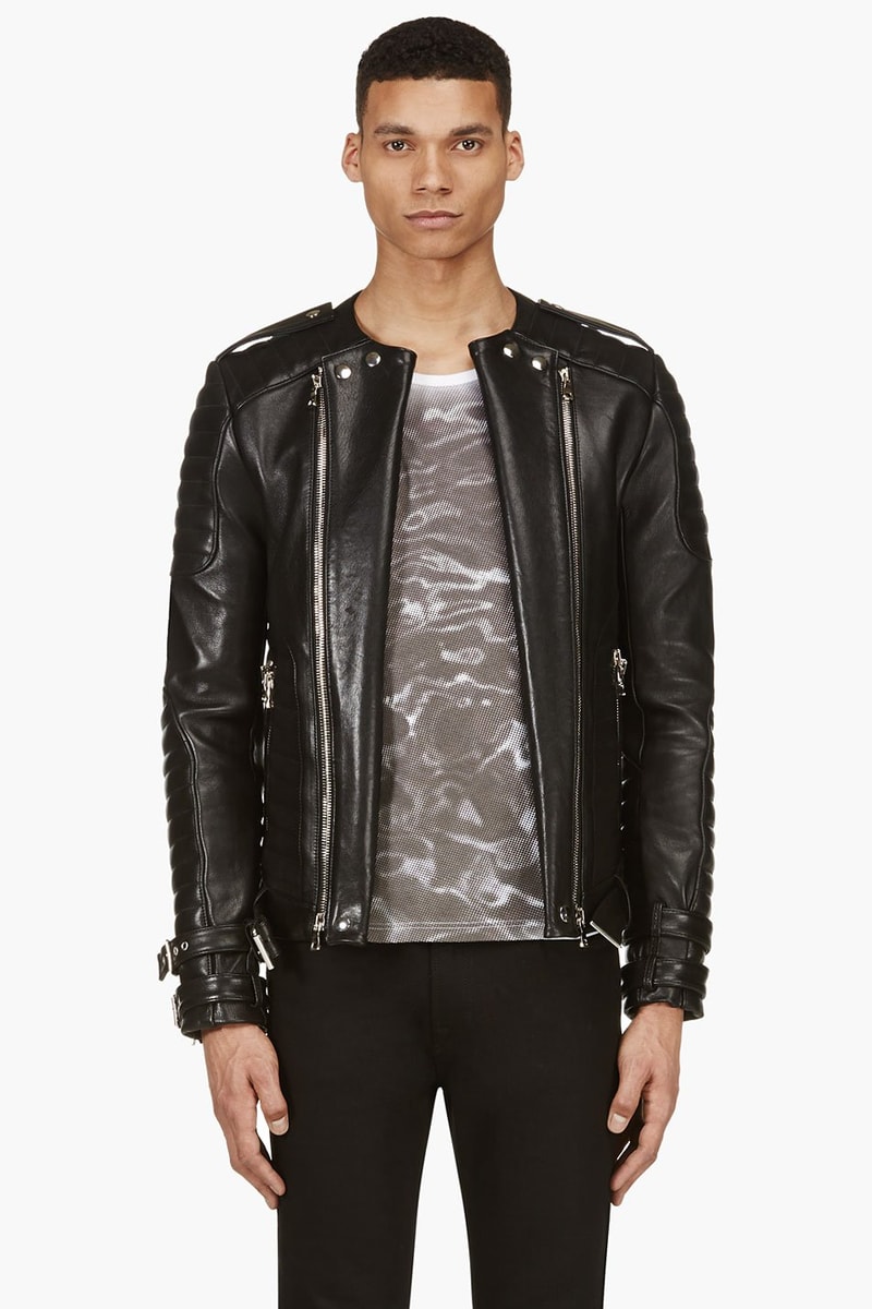 Balmain 2014 春夏皮夾克系列