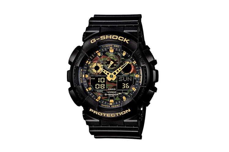 Casio G-Shock GA-100CF「Camo Dial」別注系列