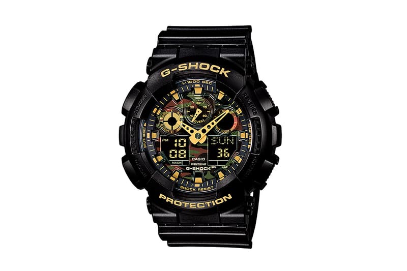 Casio G-Shock GA-100CF「Camo Dial」別注系列