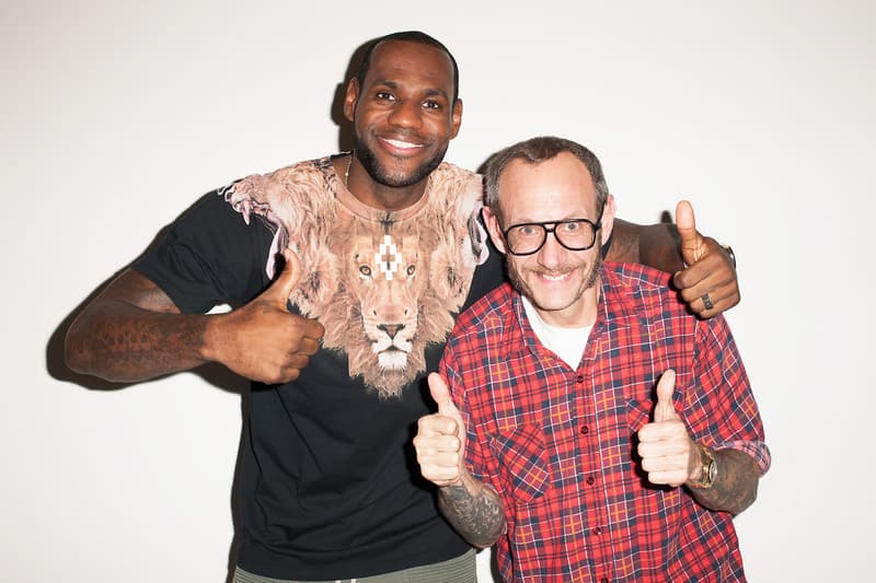 LeBron James 造訪 Terry Richardson 工作室