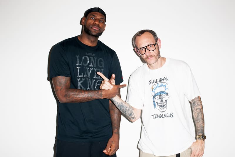 LeBron James 造訪 Terry Richardson 工作室