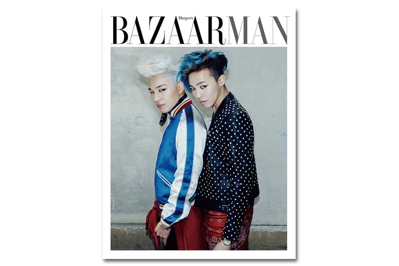 G-Dragon 與 Taeyang 登上《Harper's Bazaar Man》第五期封面