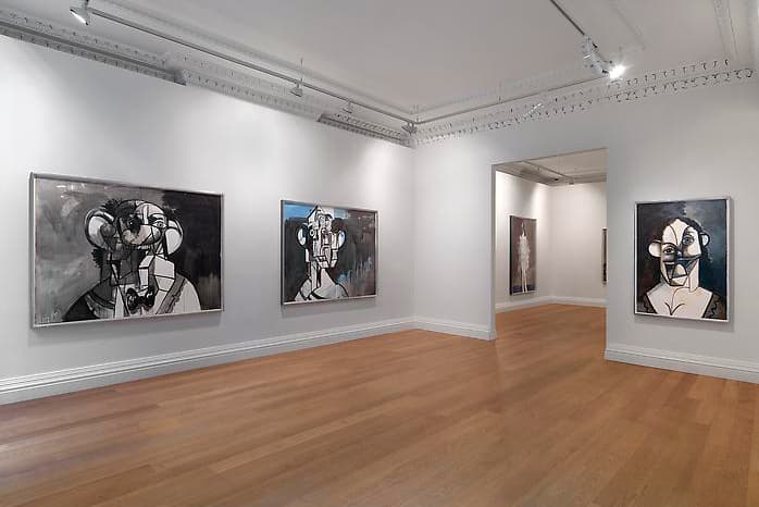 George Condo「Ink Drawings」藝術展覽 @ Skarstedt Gallery London