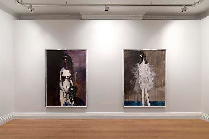 George Condo「Ink Drawings」藝術展覽 @ Skarstedt Gallery London