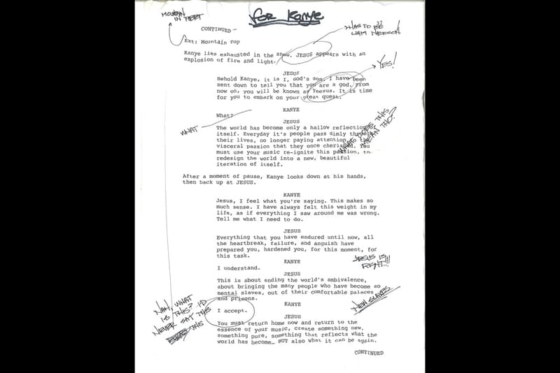《Yeezus》同名電影腳本曝光？