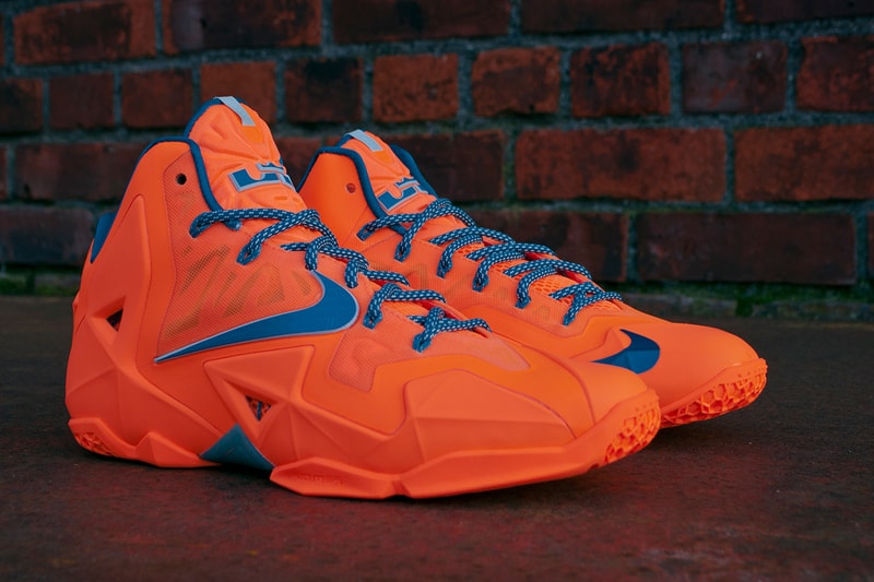 Nike LeBron XI 全新配色設計「Atomic Orange」