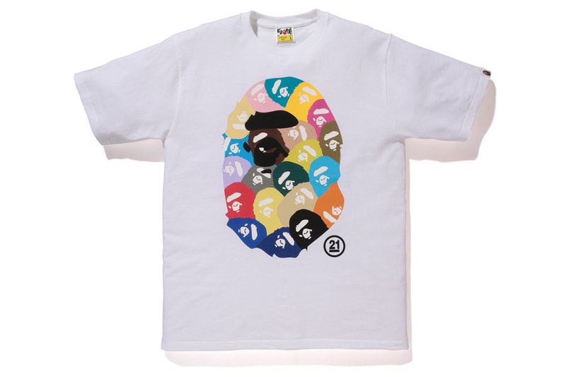 A Bathing Ape 21 週年紀念 T-Shirt 系列
