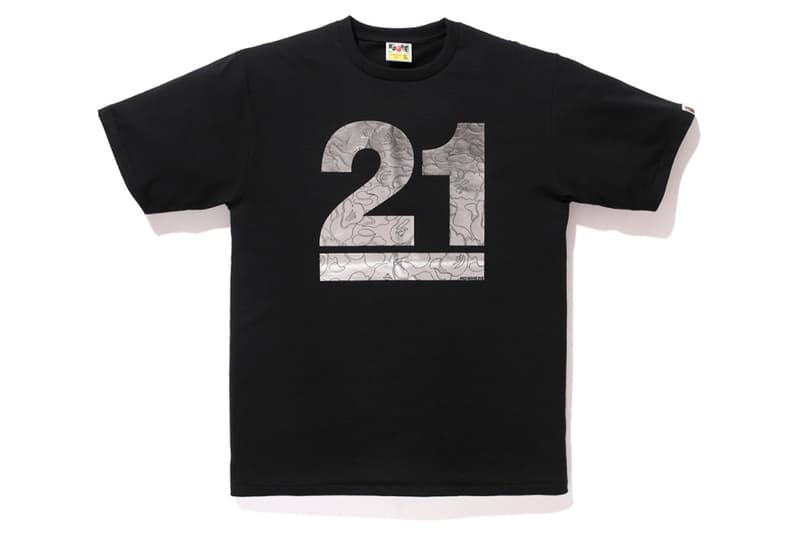 A Bathing Ape 21 週年紀念 T-Shirt 系列