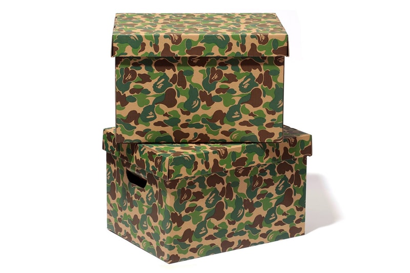 A Bathing Ape ABC 迷彩收納箱