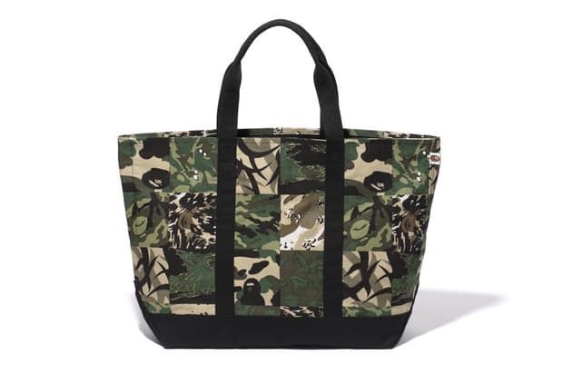 A Bathing Ape PANEL CAMO 托特包