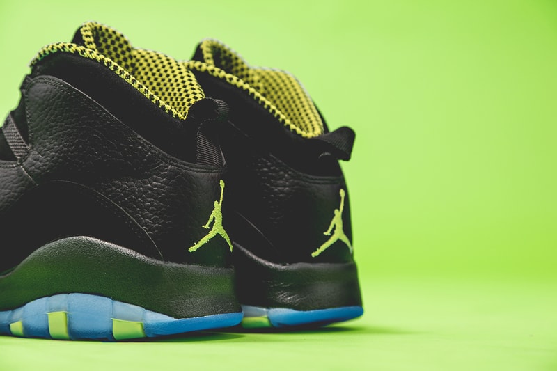 Air Jordan 10 Retro「Venom Green」配色
