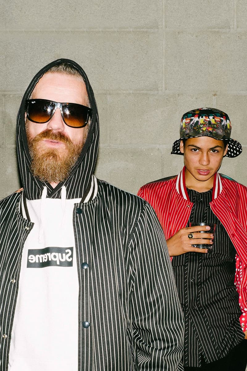 Comme des Garçons SHIRT x Supreme 2014 春夏聯名系列造型 Lookbook