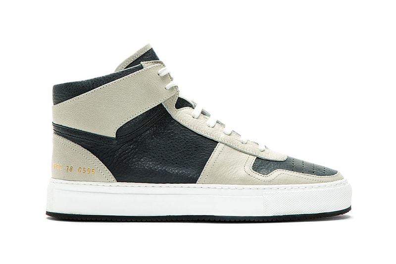 Common Projects SSENSE 獨佔皮革拼色高筒球鞋