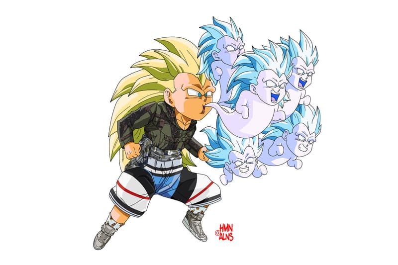 Dragon Ball Z x HMN ALNS「Fusion」插畫作品