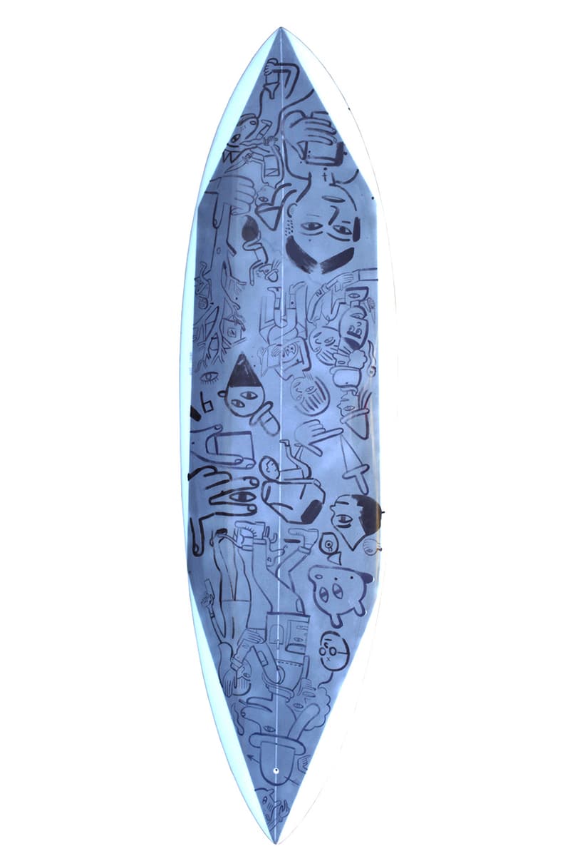 Juxtapoz x Waves For Water 慈善手繪衝浪板系列