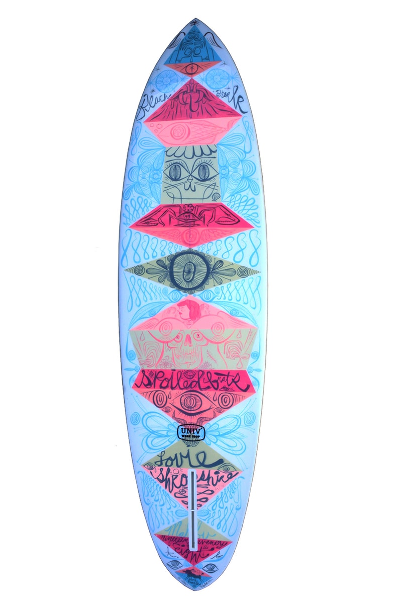 Juxtapoz x Waves For Water 慈善手繪衝浪板系列
