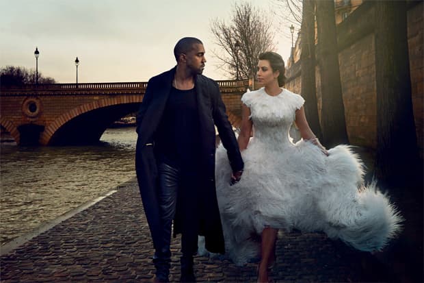 Kanye West 攜同 Kim Kardashian 登上《VOGUE》雜誌封面
