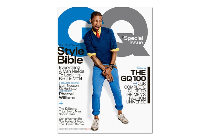 Pharrell 登上《GQ》4 月號封面