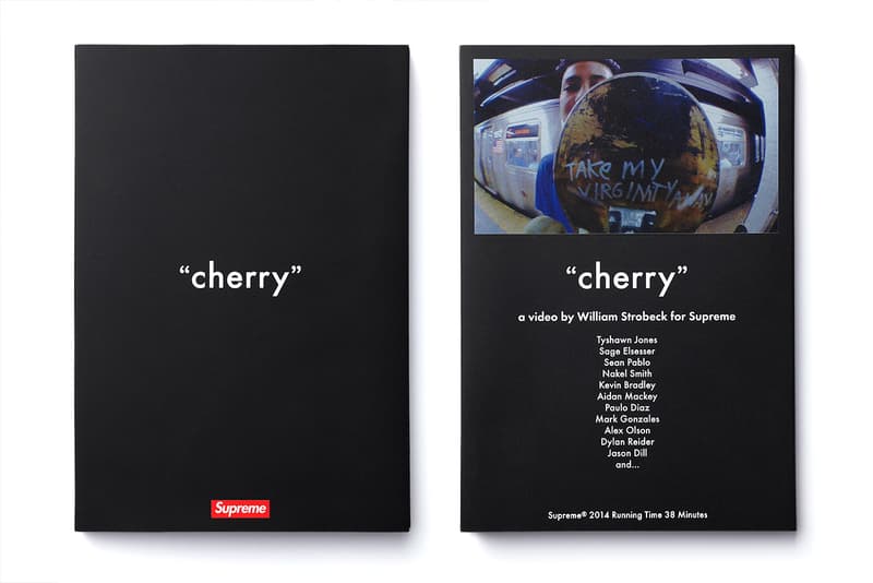 Supreme 滑板影片《cherry》DVD 發售詳情公佈