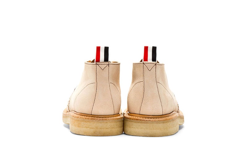 Thom Browne 皮革雕花沙漠靴