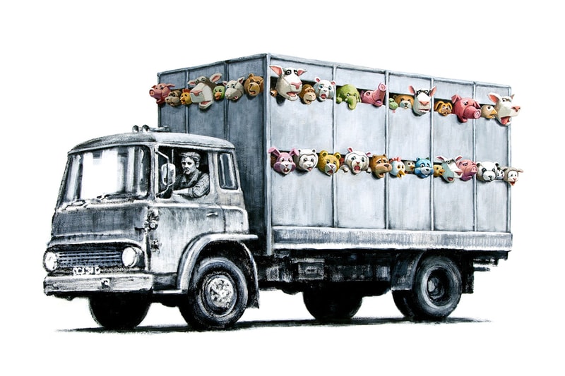 Banksy 新插畫作品「Meat Truck」