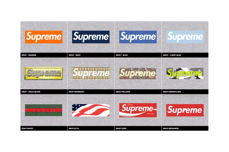 回顧 Supreme 20 年 Box Logo 設計