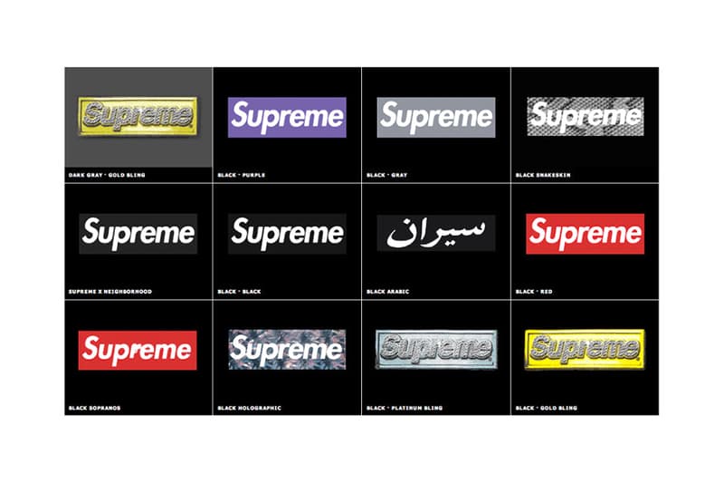 回顧 Supreme 20 年 Box Logo 設計