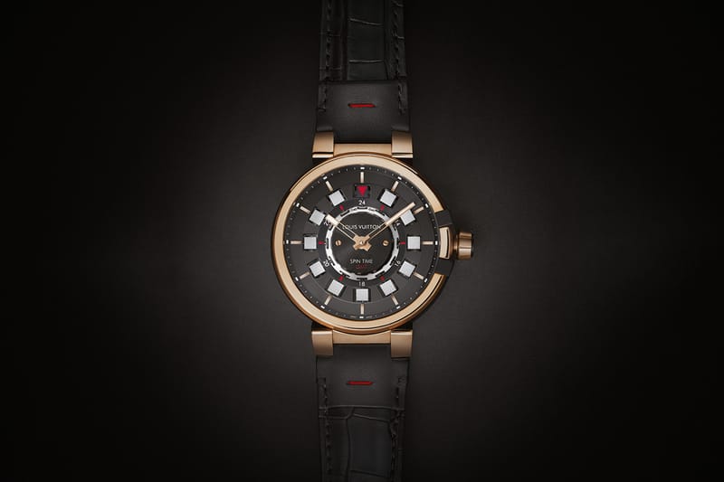 Louis Vuitton Tambour eVolution Spin Time GMT 腕錶