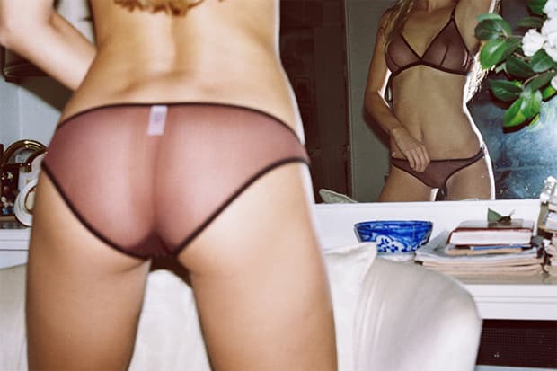 Shané van der Westhuizen 演繹 Maison Kitsuné x Yasmine Eslami 聯名內衣系列