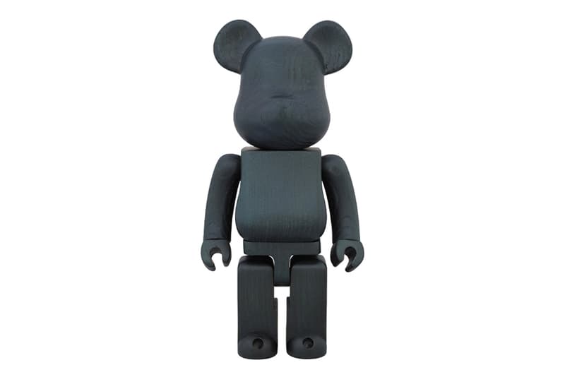 Medicom Toy x Karimoku Indigo Paint 400% Bearbrick 聯名別注玩偶