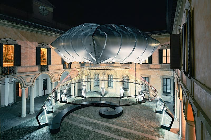 Nike 與 Arthur Huang 攜手設計 Flyknit Aero-Static Dome 藝術裝置